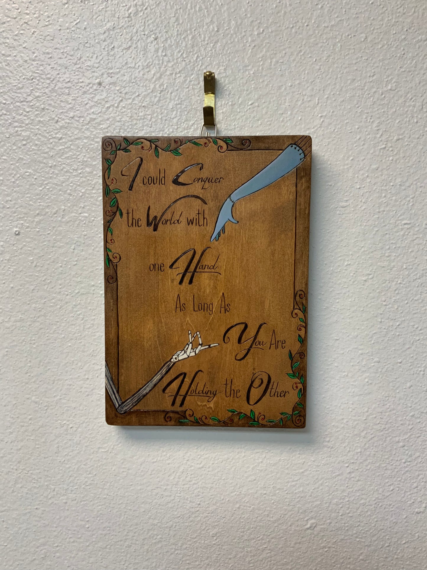 "True Love Conquers All" - Woodcrafting Woman