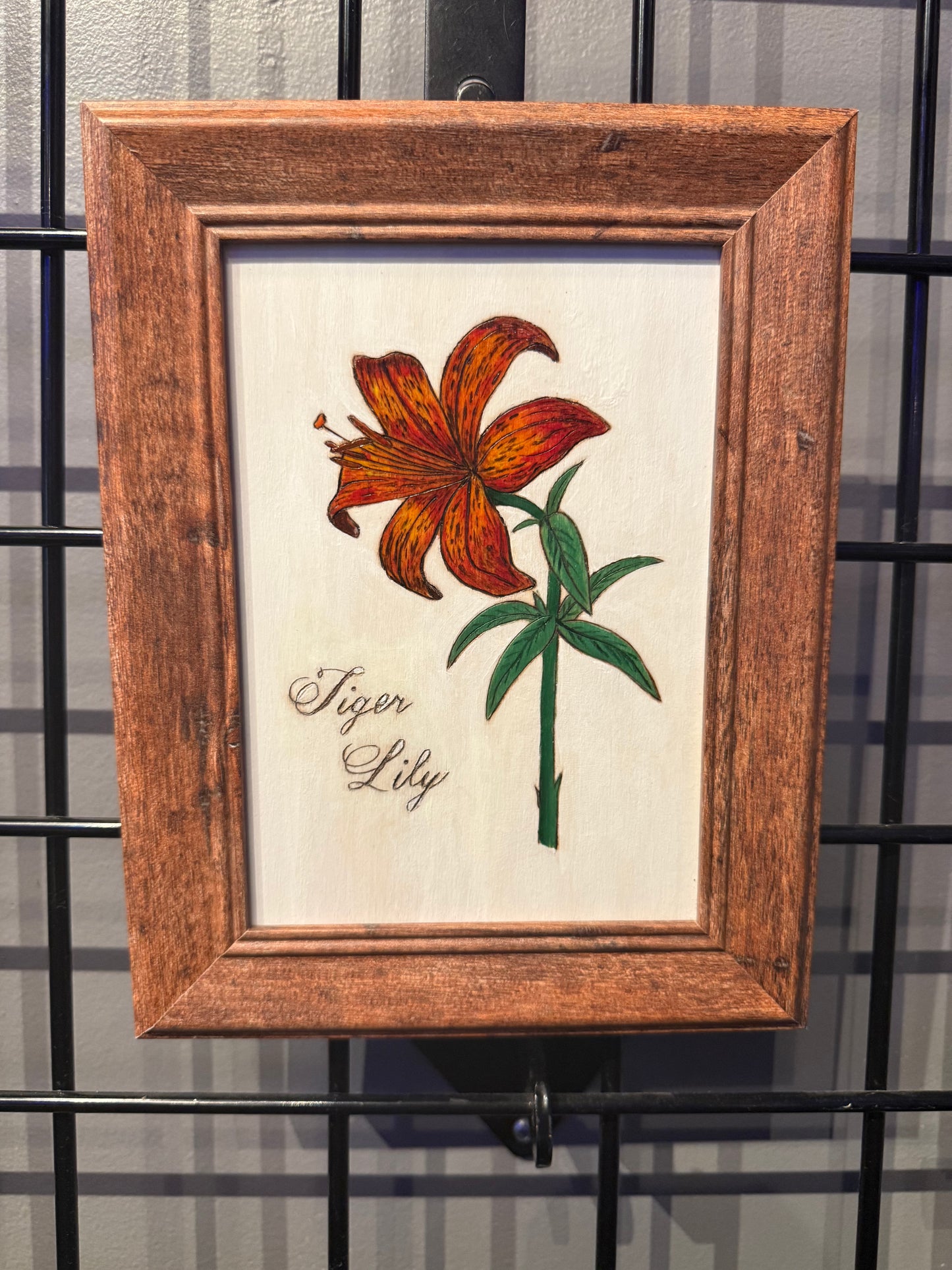 "Confidence (Tiger Lily)" - Woodcrafting Woman