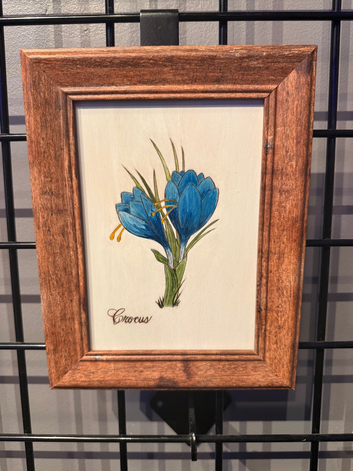 "New Beginnings (Crocus)" - Woodcrafting Woman