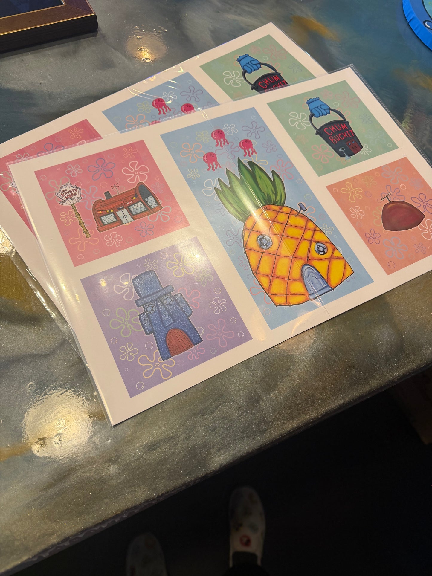 "Bikini Bottom Buildings" - Nicole Carro