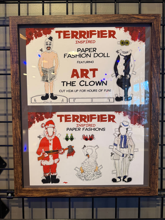 "Art the Clown Paper Doll" - Nicole Carro