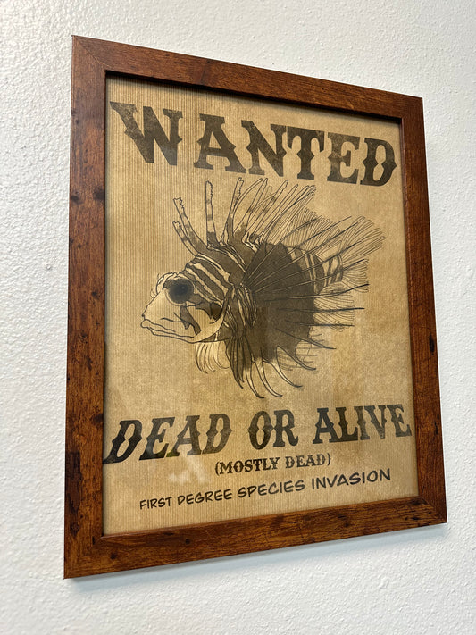 "WANTED: Lionfish" - timo DOT