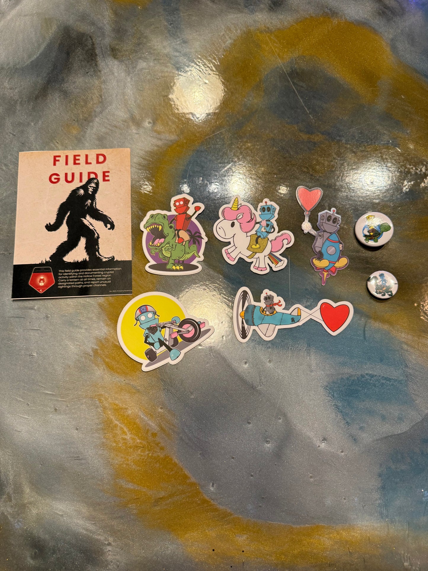 Sticker Pack: "Robots Riding Things" - Randall Paints