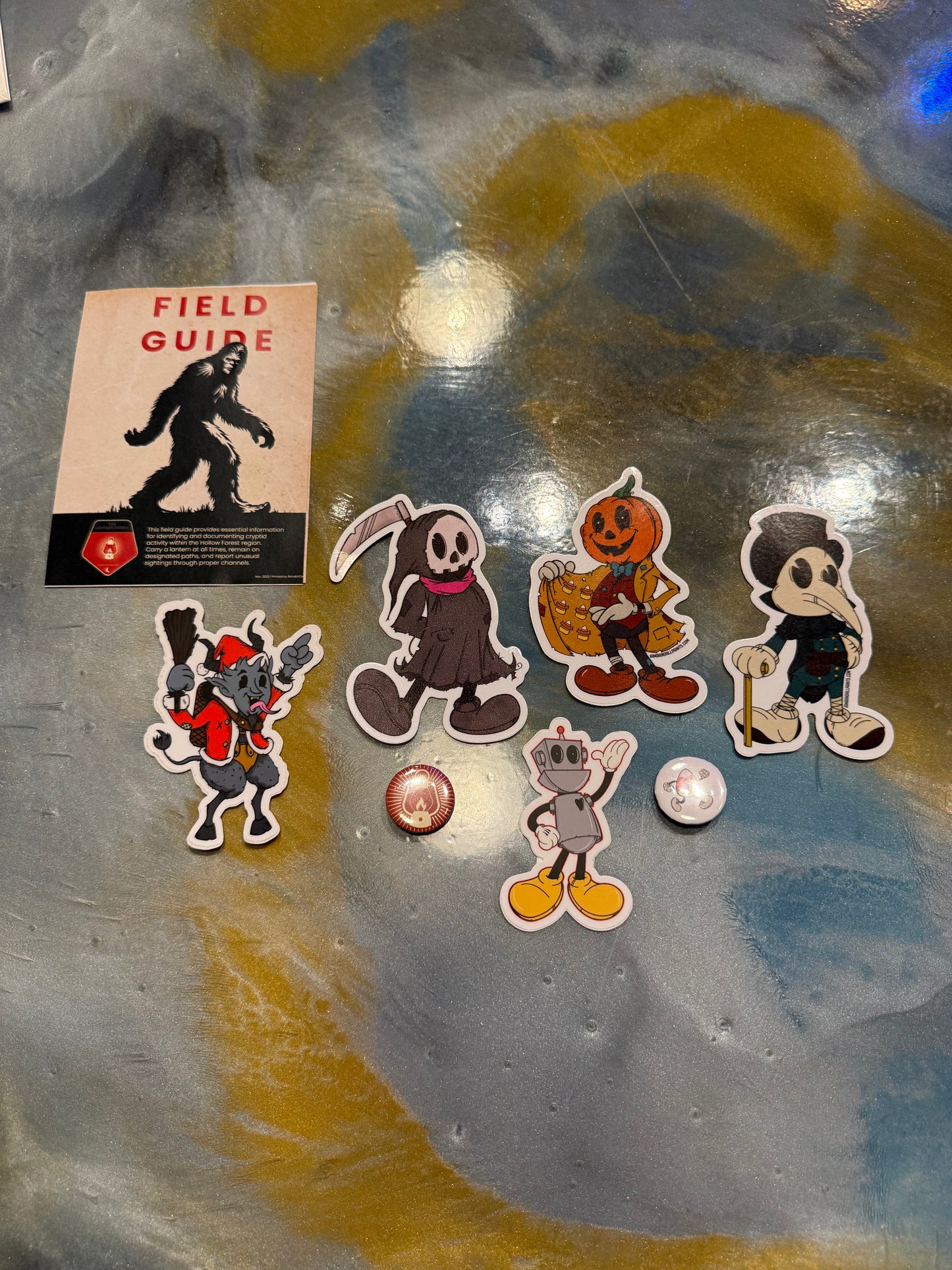 Sticker Pack: "Crescent Hollow" - Randall Paints