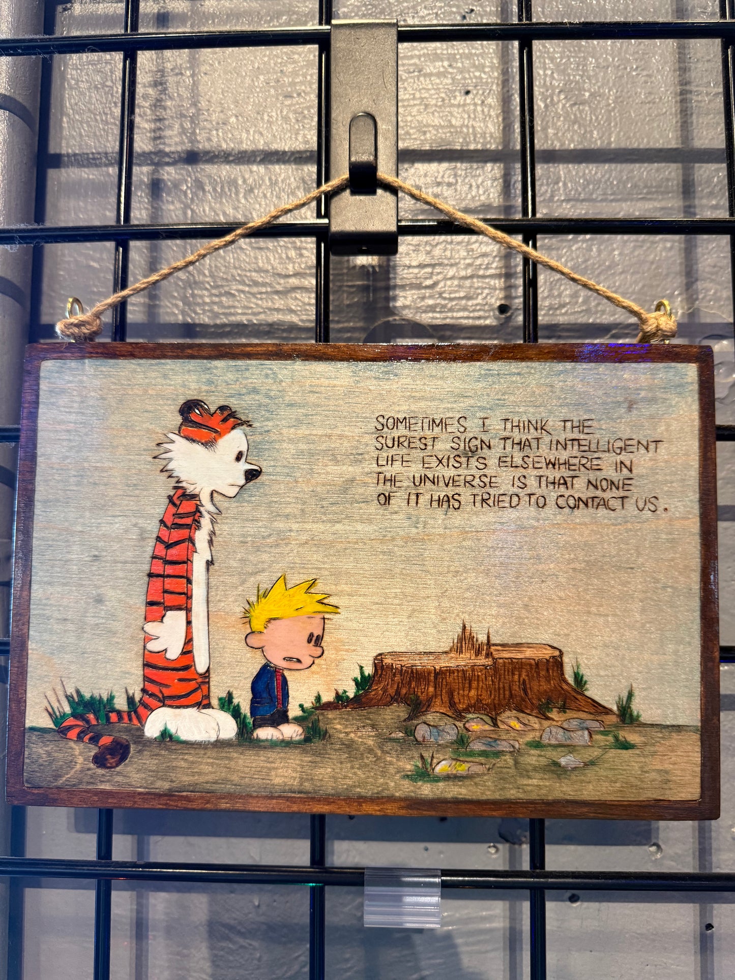 "Why Aliens Don't Visit Us" - Woodcrafting Woman