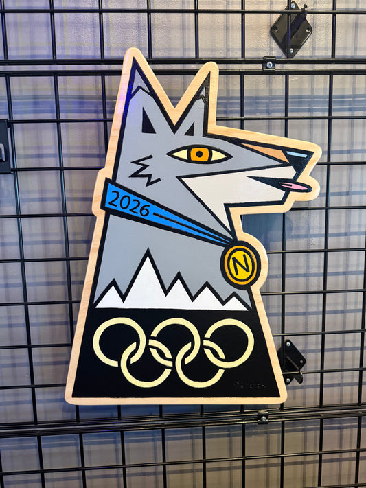 "Nazgul the Wolf-dog (2026 Olympics)" -Brian Demeter
