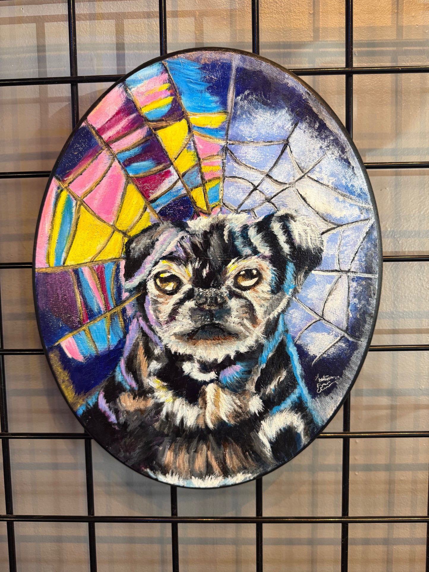 "Wednesday the Pug" - Autumn