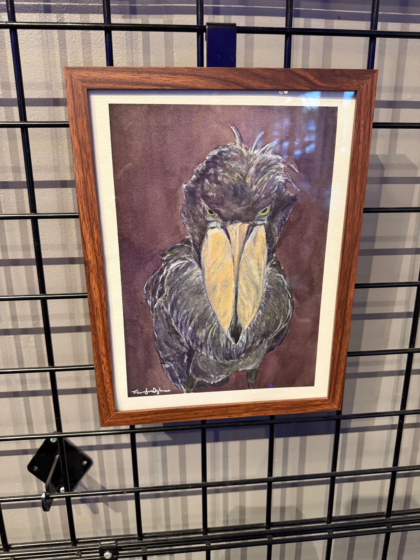 "Aubergine Shoebill" - Evelynn Sylvanee