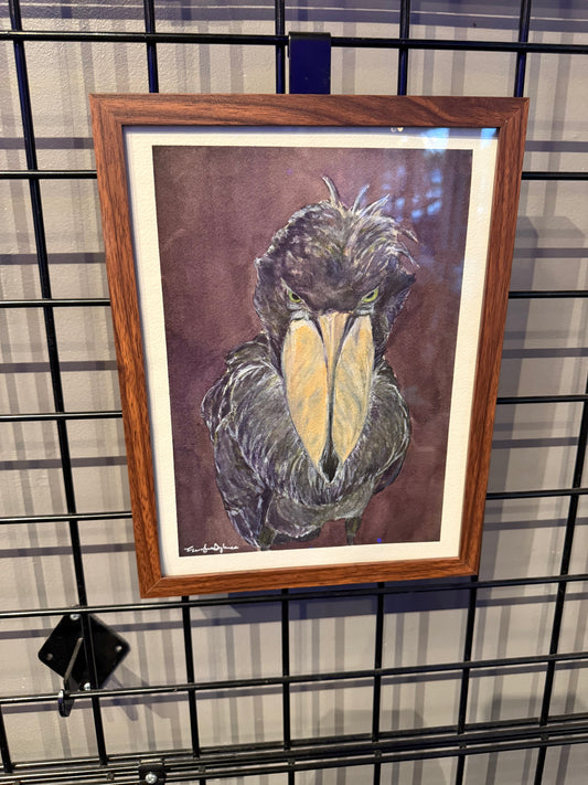 "Aubergine Shoebill" - Evelynn Sylvanee