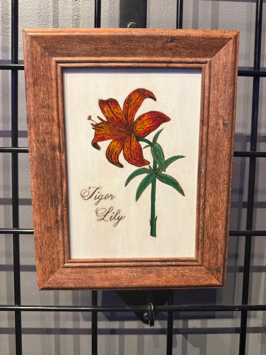 "Confidence (Tiger Lily)" - Woodcrafting Woman