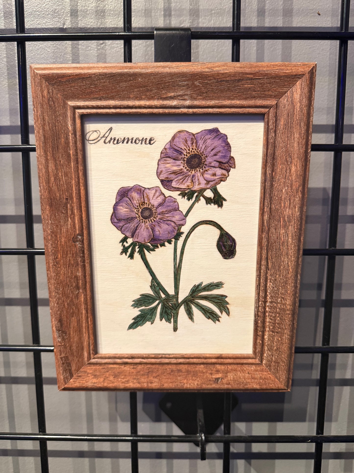 "Love Ever Steadfast (Anemone)" - Woodcrafting Woman